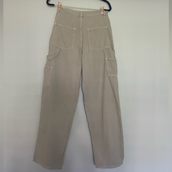 GARAGE Carpenter Pants -Beige Size 5 - Picture 7 of 8